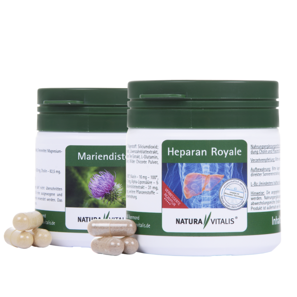 Set: Heparan Royale (90 Kapseln) + Mariendistel (90 Kapseln)