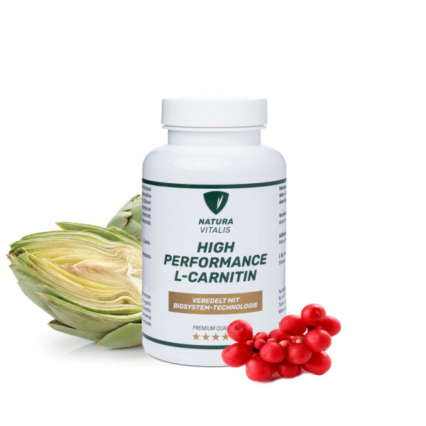 NATURA VITALIS High Performance L-Carnitin - 120 Kapseln