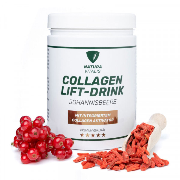 NATURA VITALIS Collagen-Lift-Drink (300g) - Johannisbeere