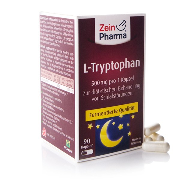 L-Tryptophan 500mg - 90 Kapseln