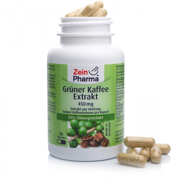 Grüner Kaffee Extrakt - 90 Kapseln