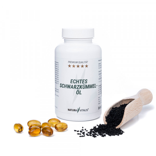 Ägyptisches Schwarzkümmel-Öl - 120 Softgels