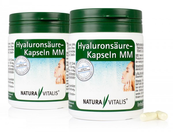 NATURA VITALIS Hyaluronsäure MM - 2x180 Kapseln