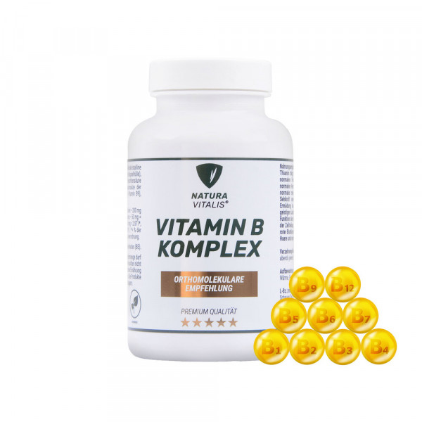 Vitamin B Komplex - HOCHDOSIERT - 120 Kapseln