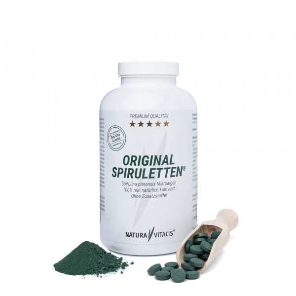 Original Spiruletten - 1000 Spirulina-Presslinge