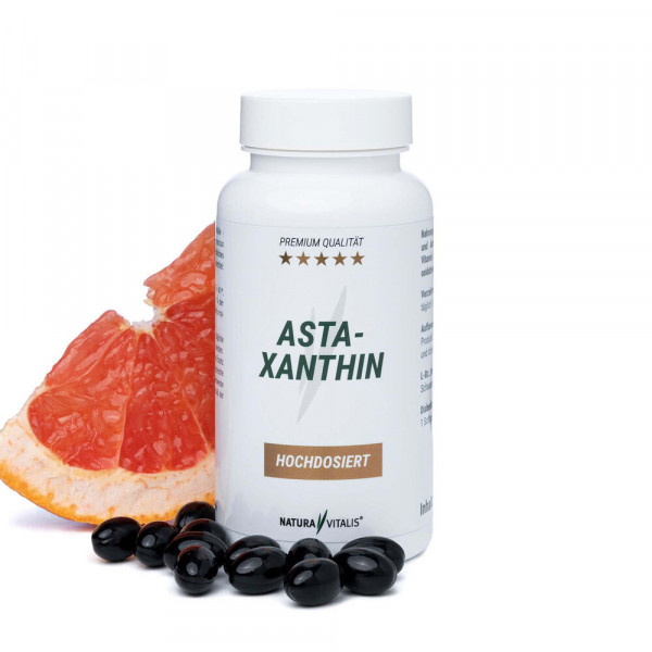 NATURA VITALIS Astaxanthin hochdosiert - 90 Softgels