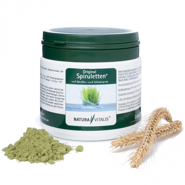 Spirulina plus Gerstengras &amp; Weizengras - 1000 Presslinge